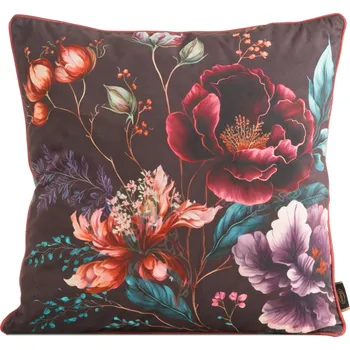 Polštář Dekorační polštář ANNIKA cihlová 45x45 cm Mybesthome Varianta: Povlak na polštář - s výplní, 45x45 cm