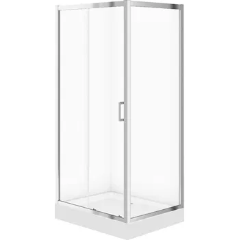 CERSANIT ARTECO obdélníkový sprchový kout 100x80 se sprchovou vaničkou TAKO 100x16 S601-357