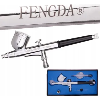 Stříkací pistole Originální modelářská stříkací pistole FENGDA BD-130, tryska 0,3 mm, Double Action