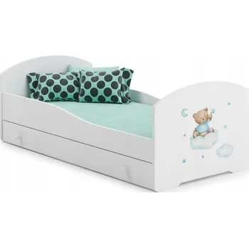 Dětská postel Postel Kobi LUK 70 x 140 cm bílá