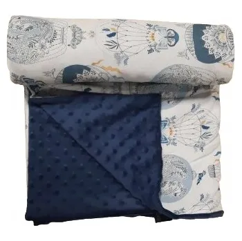 Dětská deka LA MILLOU LEHKÁ DEKA MINKY - L - CAPPADOCIA SKY - NAVY