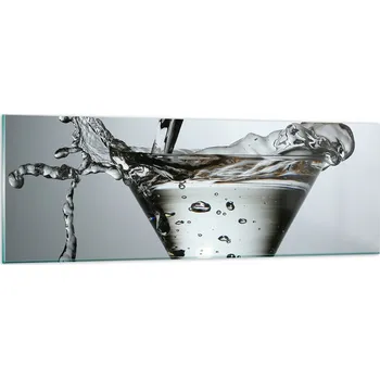 Obraz Obraz na skle do obýváku ložnice 90x30 sklenice obrazy na zeď sklo