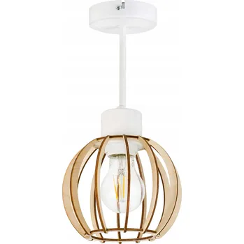 Závěsné svítidlo LED-ONE Dřevěné KOULE 1-bodové světlo E27