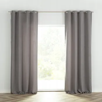 Obraz Dekoria Závěs BASIC na kroužcích 140x280 šedý