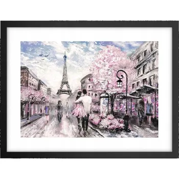 Obraz Obraz plakát v černém rámu do obýváku 40x30 foto města, plakáty na zeď