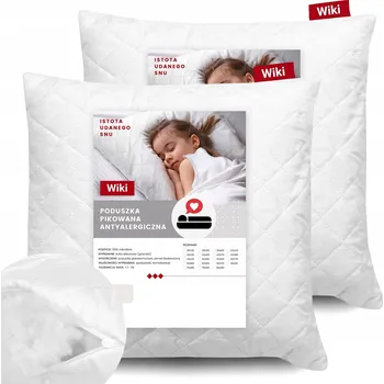 Polštář 2x Polštář 40x40 Prošívaná Polštář Polský produkt Antialergický se zipem