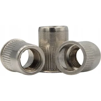 Matice M6 KUŽELOVÉ ZÁVITOVÉ MATICE S MALOU PŘÍRUBOU, NEREZOVÁ OCEL A2, 9314 (1)