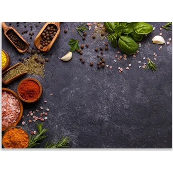 Kuchyňské prkénko Skleněná Ochranná Deska a Krájecí Prkénko | Indukce, Sporák ds-0461