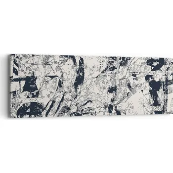 Obraz Obraz na plátně do obývacího pokoje ložnice 90x30 abstrakce foto obrazy na zeď