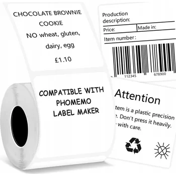 Samolepící etiketa Samolepicí štítky náhrada pro tiskárny Phomemo M110 M200 M220 M221