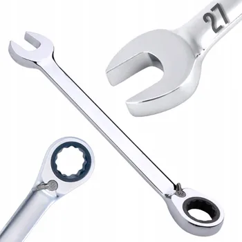 Klíč Klíč očkoplochý s ráčnou CrV 27 mm