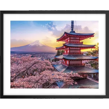 Obraz Foto obraz plakát na zeď v černém rámu 50x40 krajina do obýváku