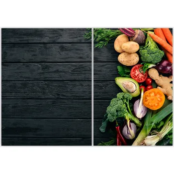 Kuchyňské prkénko Skleněná Ochranná Deska a Krájecí Prkénko | Indukce, Sporák ds-0528