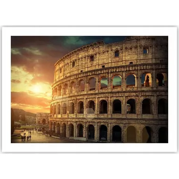 Obraz Plakát bez rámu do obýváku ložnice 70x50 Koloseum moderní módní obraz