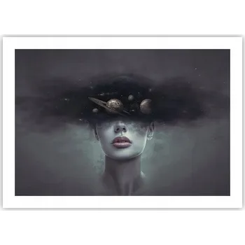 Obraz Plakát bez rámu do obývacího pokoje ložnice 70x50 abstrakce moderní módní obraz