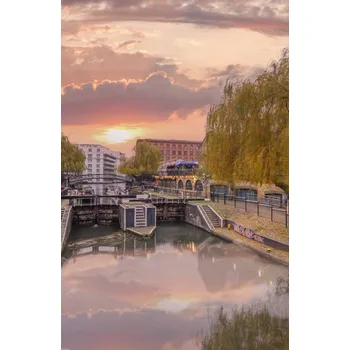 Obraz Plakát Regent's Canal v Camden Town bez rámu 53 x 81 cm