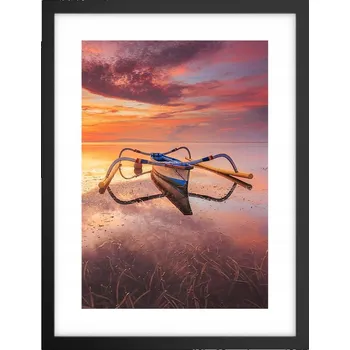 Obraz Obraz plakát v černém rámu do obýváku 30x40 krajina plakáty na zeď