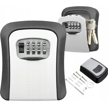 Železářství MINI TREZOR NA KLÍČE S KÓDEM, KOVOVÁ SKŘÍŇKA, BEZPEČNOSTNÍ SCHRÁNKA