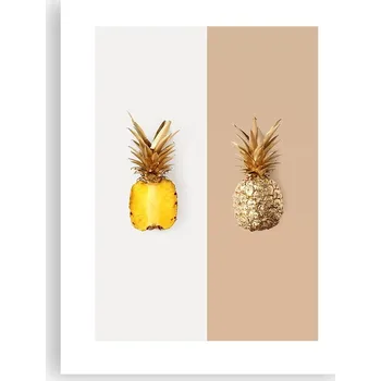 Obraz Obraz plakát do obýváku nebo ložnice 30x40 cm - ananas, plakáty na zeď bez rámu