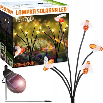 Venkovní osvětlení ZAHRADNÍ SOLÁRNÍ LAMPA LED ZAPICHOVACÍ VČELY