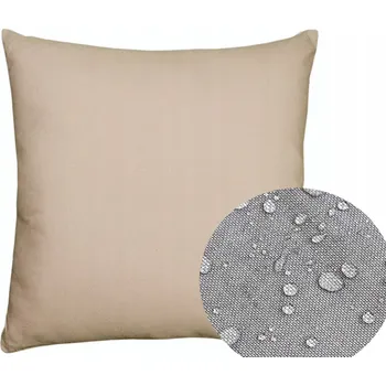 Povlak na polštářek VODĚODOLNÝ DEKORAČNÍ POVLEK NA POLŠTÁŘ 45x45 cm BÉŽOVÝ