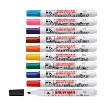 Popisovač na tabuli stíratelný za sucha, vícebarevný, sada 10 ks