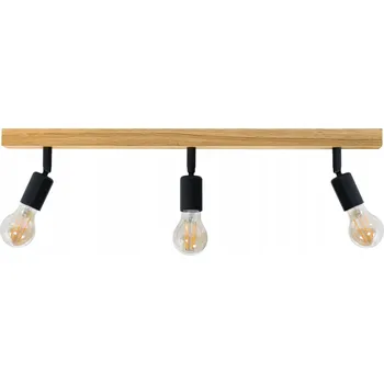 LED nástěnné svítidlo Wood hnědé E27 40 W