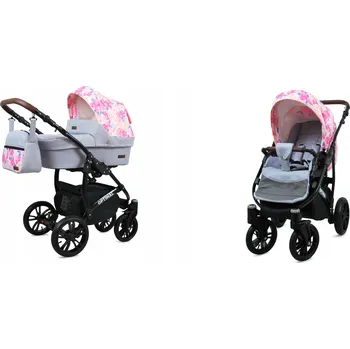 Kočárek Dětský kočárek 2v1 s hlubokou korbou a sportovní sedačkou BabyLux OPTIMAL ALU