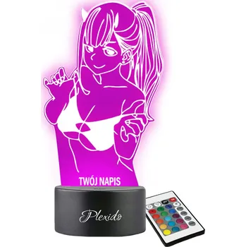 Lampička Plexido vícebarevná Noční lampa