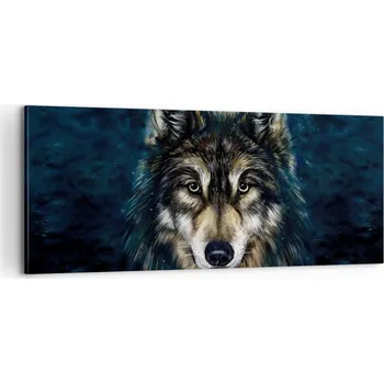 Obraz Foto obraz na plátně canvas 100x40 vlk do obýváku ložnice na zeď velký