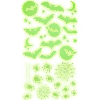 samolepka Samolepky na Halloween Widmann zelené
