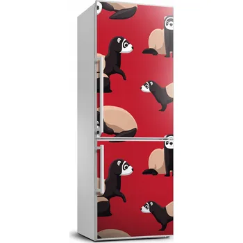 Fototapeta Samolepka / Folie na lednici - Lednička s fretkami 70x190 cm