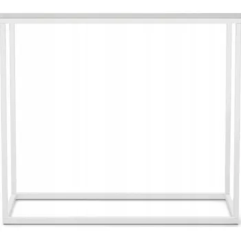 Konferenční stolek Konzolový Stolek Bettso , matně bílá, 80 x 80 x 25 cm