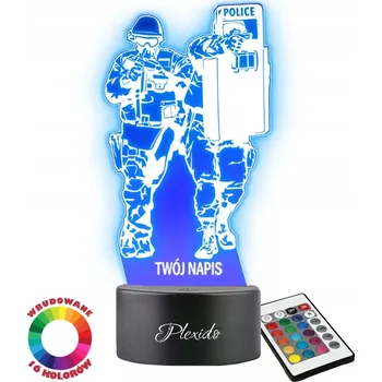 Lampička Plexido vícebarevná Noční lampa