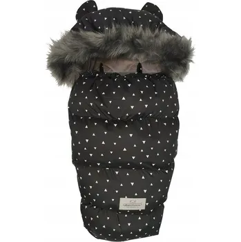 Fusak Fusak do kočárku Venus + rukávník černý trojúhelníky