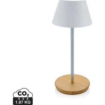 Svítilna USB stolní lampa Pure Glow z RCS recykl. plastu, Firemní dárkové předměty s vlastním potiskem