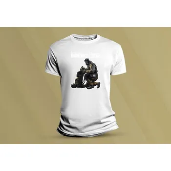 Chlapecké tričko Dětské bavlněné tričko Rainbow six siege Lion. Bílá velikost L