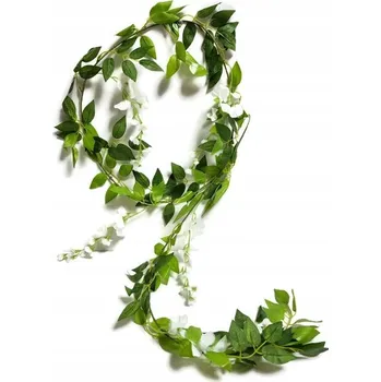 umělá květina UMĚLÝ BŘEČŤAN GIRLANDA Umělé popínavé rostliny s květy pro altán nebo zahradu