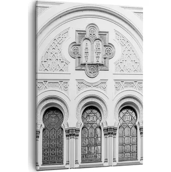 Obraz Obraz na plátně do obývacího pokoje ložnice 50x70 architektura obrazy na zeď