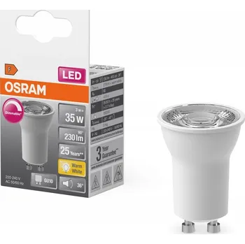 Žárovka LED žárovka PAR11 GU10 3W = 35W 2700K 230lm 36° Osram stmívatelná
