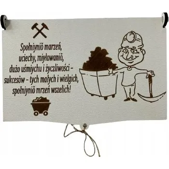 Obálka DŘEVĚNÁ OBÁLKA NA PENÍZE, DÁRKOVÝ POUKAZ, DÁREK PRO HORNÍKA KE DNI HORNÍKŮ