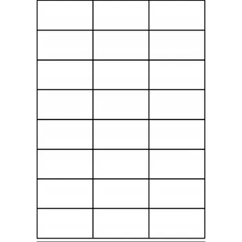 Speciální papír SAMOLEPICÍ ŠTÍTKY 68x36mm 100 ARCHŮ