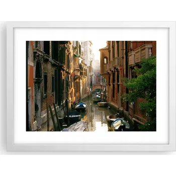 Obraz Obraz plakát v bílém rámu do obýváku 40x30 krajina foto na zeď