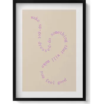 Obraz Nástěnný obraz dekorace interiéru Motivační inspirativní citát 50x70 cm