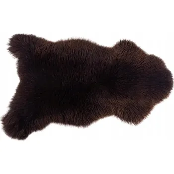Koberec Ovčí kůže 100 cm hnědá
