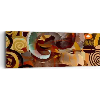 Obraz Obraz na plátně do obývacího pokoje ložnice 90x30 abstrakce foto obrazy na zeď