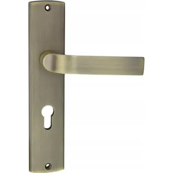 Dveřní kování Vnější klika Schaffner Dlouhá, Rozeta pro vložku