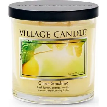 Svíčka Sójová vonná svíčka Citrus Sunshine Village Candle 1 ks