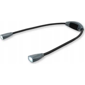 Lampička Dvojitá LED lampička na krk Carson Hardware Dual NeckLight - šedá