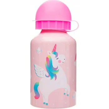 Láhev RAINBOW UNICORN - Kovová láhev na vodu 300 ml
